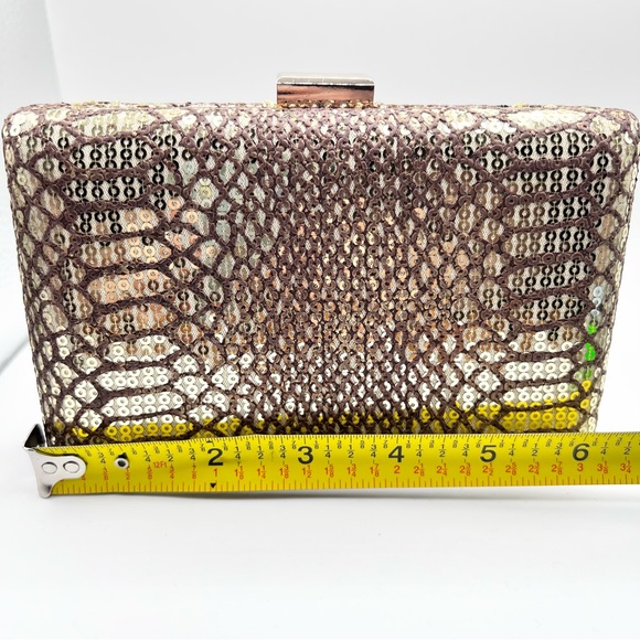 Tasha from Nordstrom Gold Sequin Evening Clutch - Picture 10 of 13